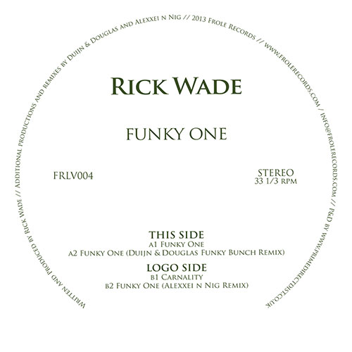 Rick Wade/FUNKY ONE 12"