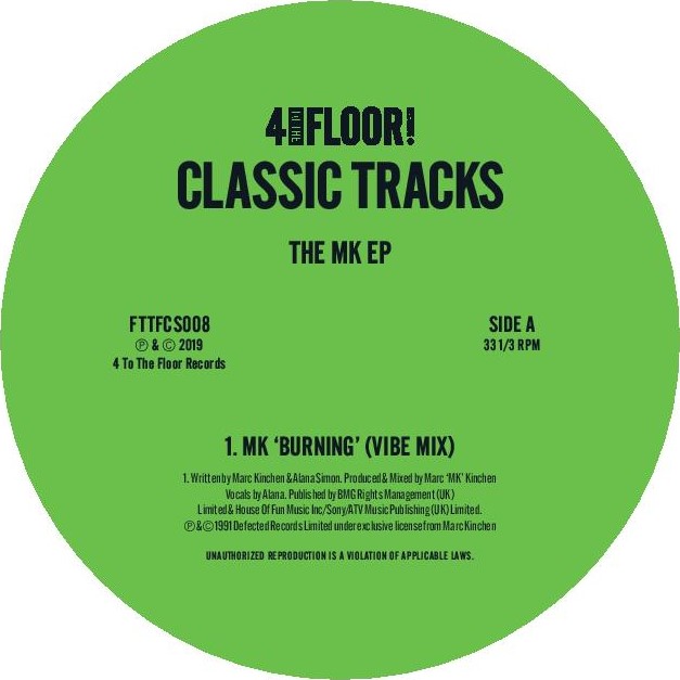 MK/4 TO THE FLOOR: THE MK EP 12"