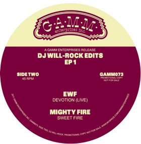 DJ Will/ROCK EDITS EP 1 12"