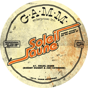 Robert Ouimet/SOLEIL JAUNE 12"