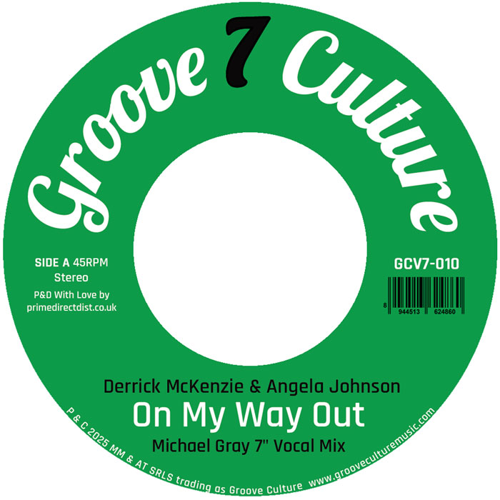 Derrick McKenzie & Angela Johnson/ON MY WAY OUT REMIX 7"