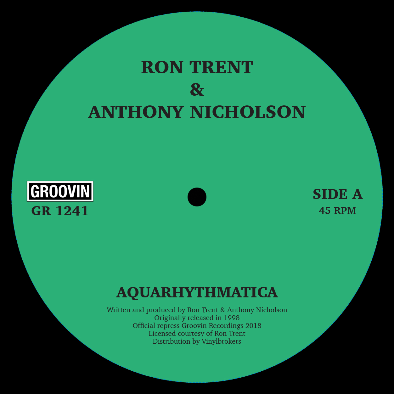 Ron Trent/AQUARHYTHMATICA 12"