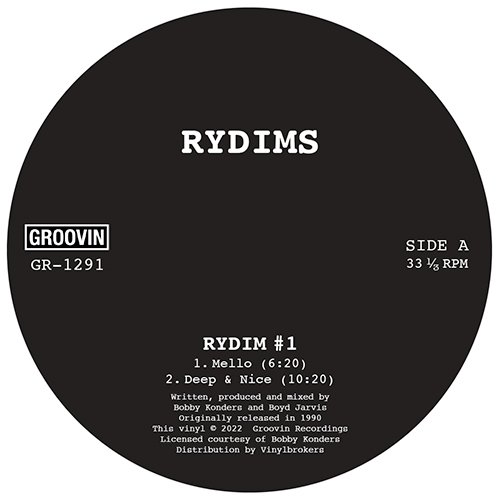 Rydims/RYDIM #1 & #2 12"