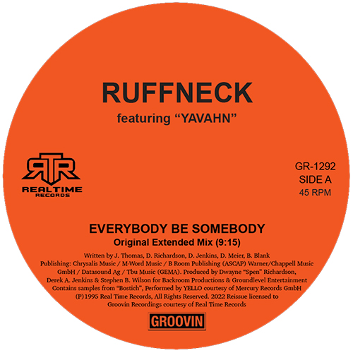 Ruffneck/EVERYBODY BE SOMEBODY 12"