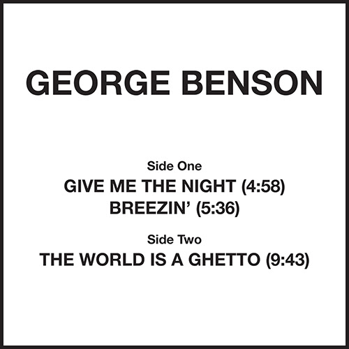 George Benson/GIVE ME THE NIGHT 12"