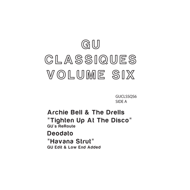 Glenn Underground/CLASSIQUES VOL. 6 12"