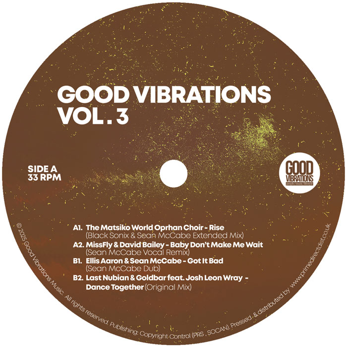 Various/GOOD VIBRATIONS VOL. 3 12"