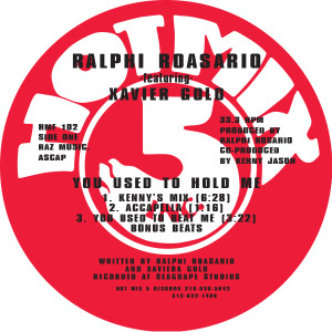 Ralphi Rosario/YOU USED TO HOLD ME 12"