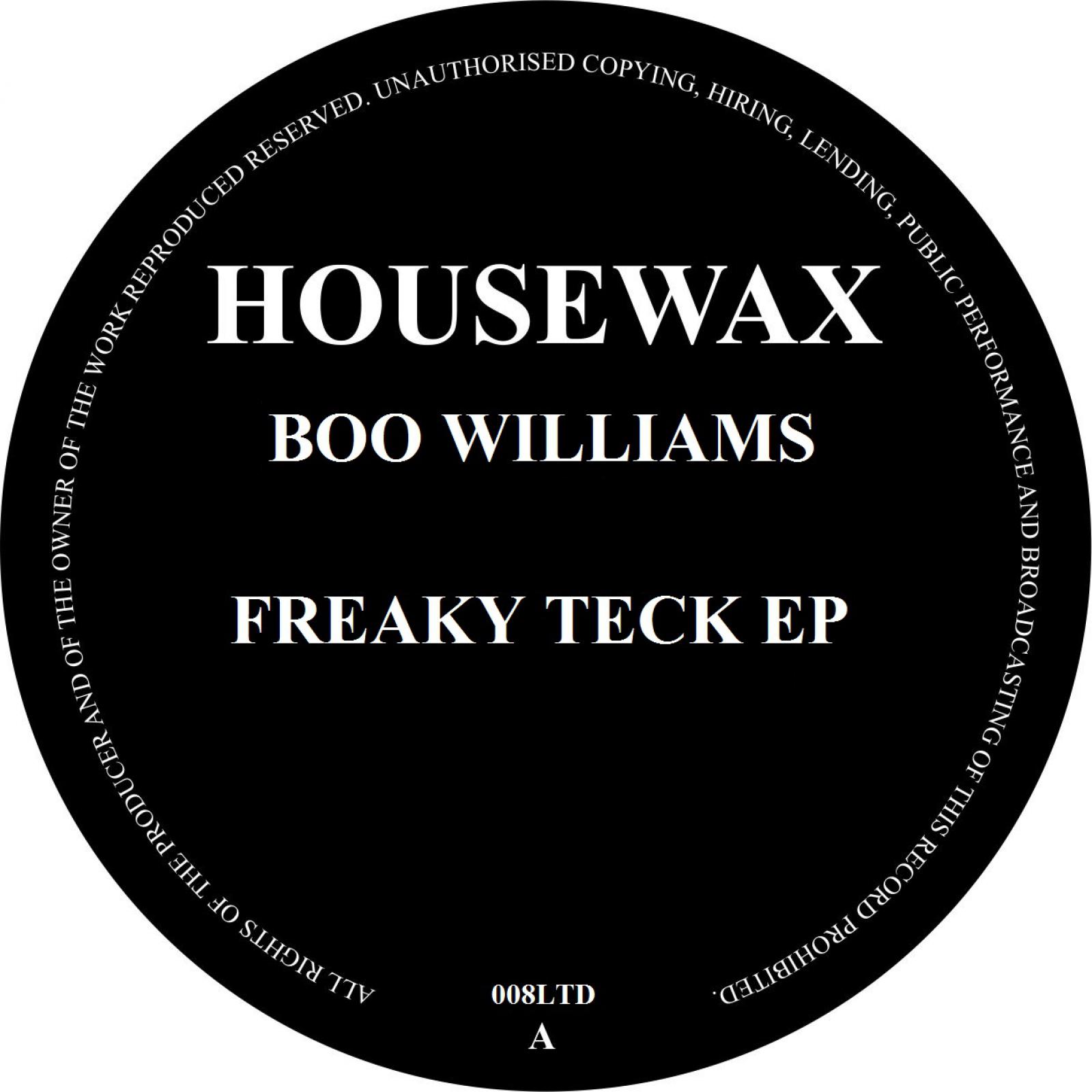 Boo Williams/FREAKY TECK EP 12"