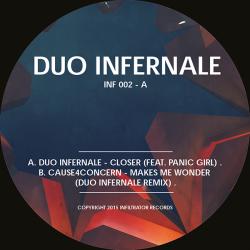 Duo Infernale vs Panic Girl/CLOSER 12"