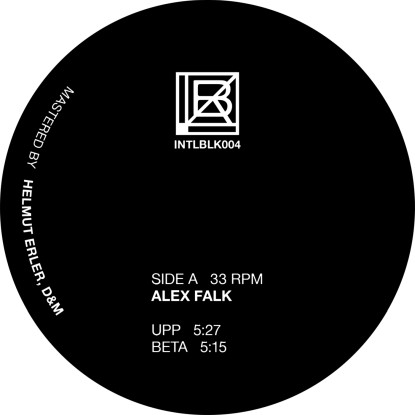 Alex Falk/INTLBLK004 12"