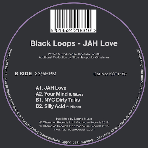 Black Loops/JAH LOVE 12"