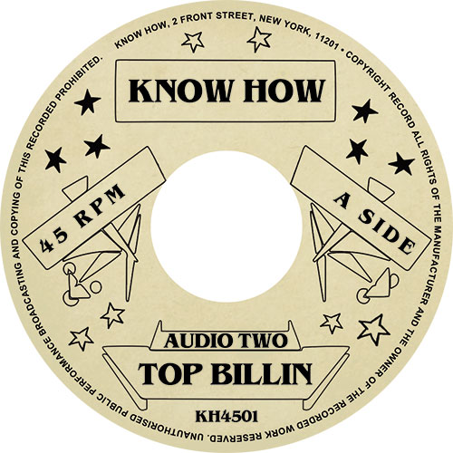 Audio Two/TOP BILLIN 7"