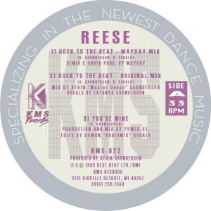 Reese/ROCK TO THE BEAT & REMIXES 12"