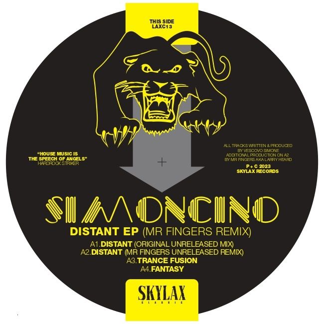 Simoncino/DISTANT (MR FINGERS REMIX) 12"