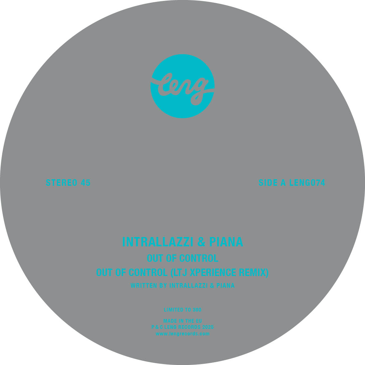Intrallazzi & Piana/99% STORIES EP 12"