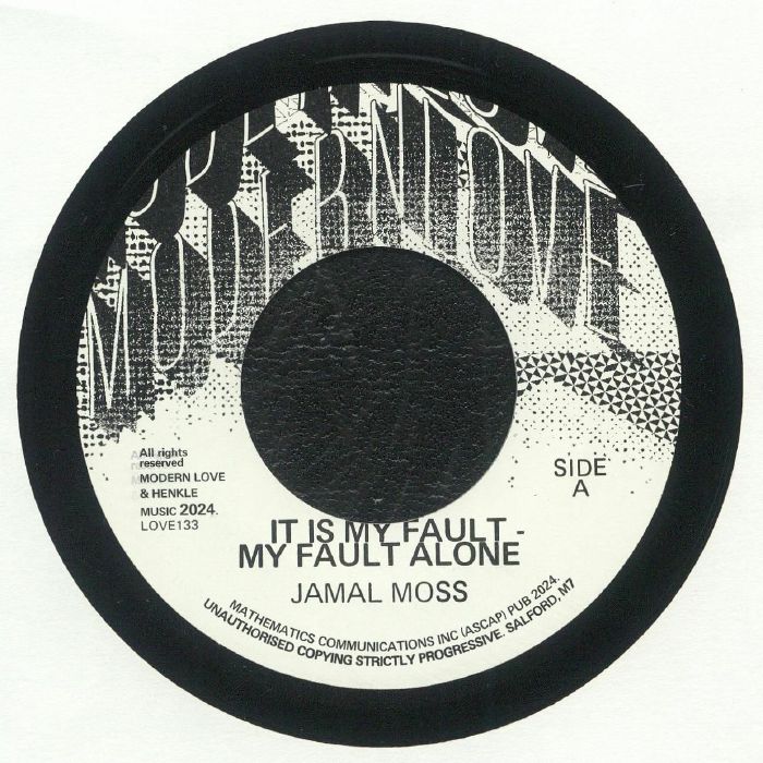 Jamal Moss/IT IS MY FAULT MY FAULT... 7"
