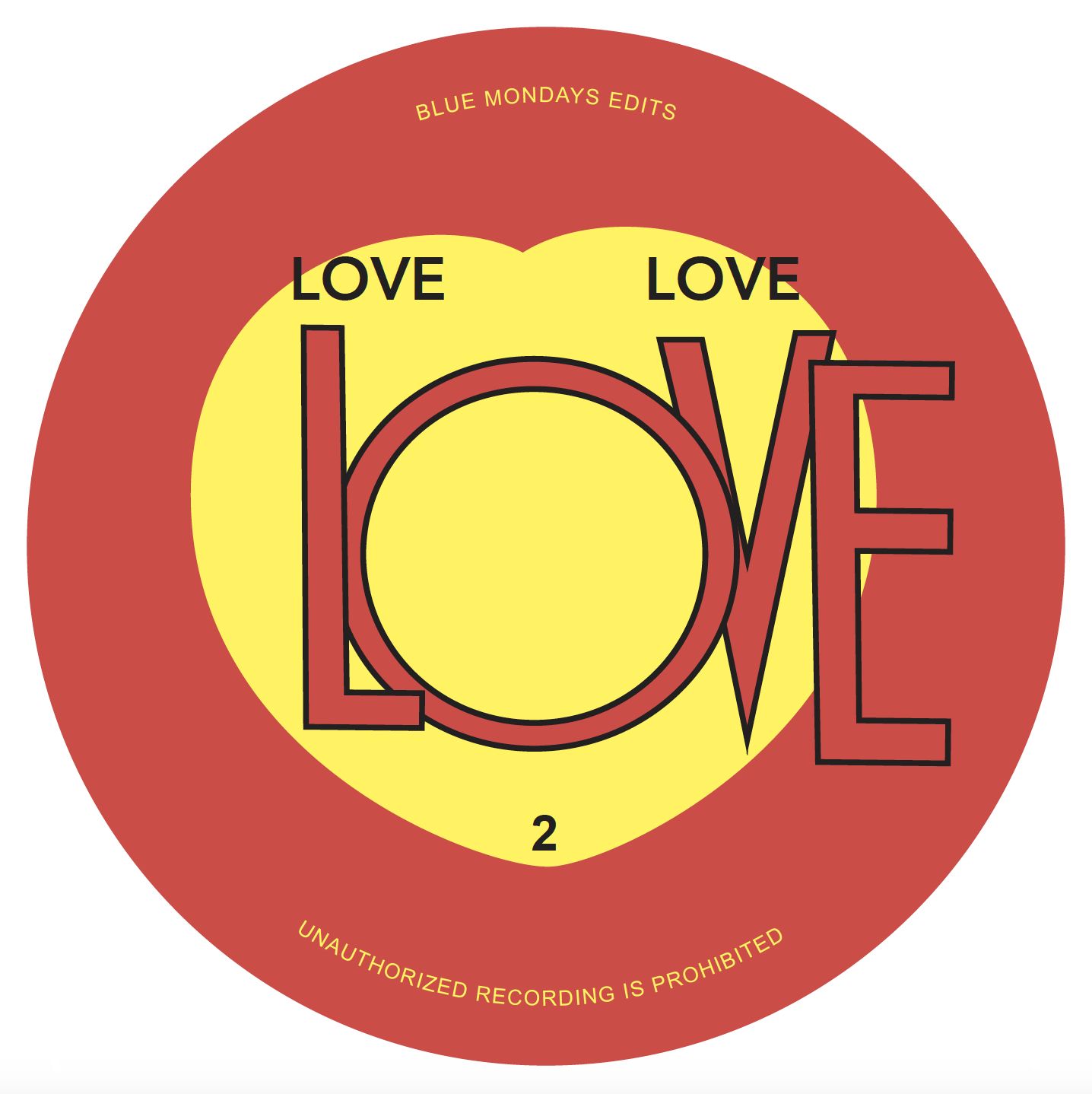 Blue Mondays/LOVE RECORDS #2 12" Blue Mondays/LOVE RECORDS #2 12"