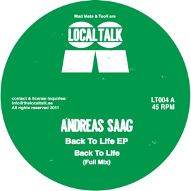 Andreas Saag/BACK TO LIFE EP 12"