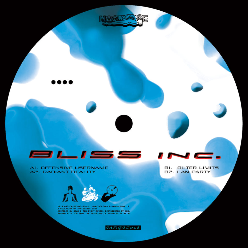 Bliss Inc/RADIANT REALITY EP 12"