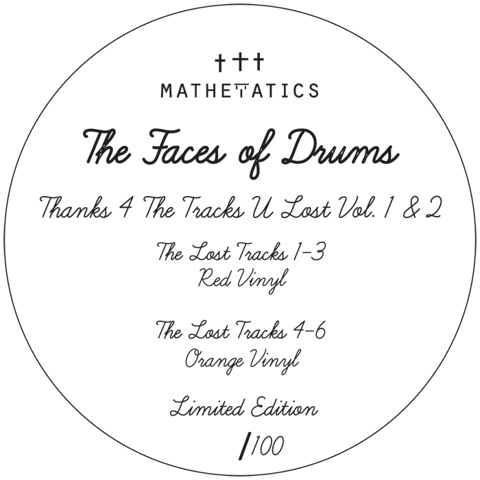 Face Of Drums/LTD EDITION COLOR D12"