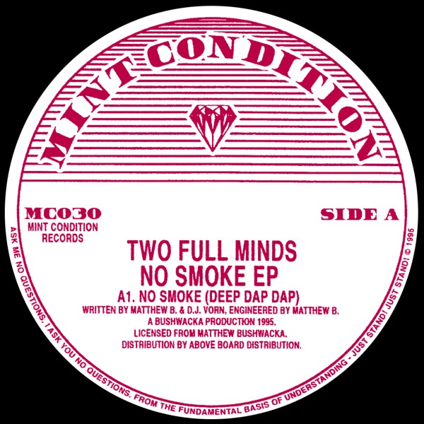 Two Full Minds/NO SMOKE EP 12"