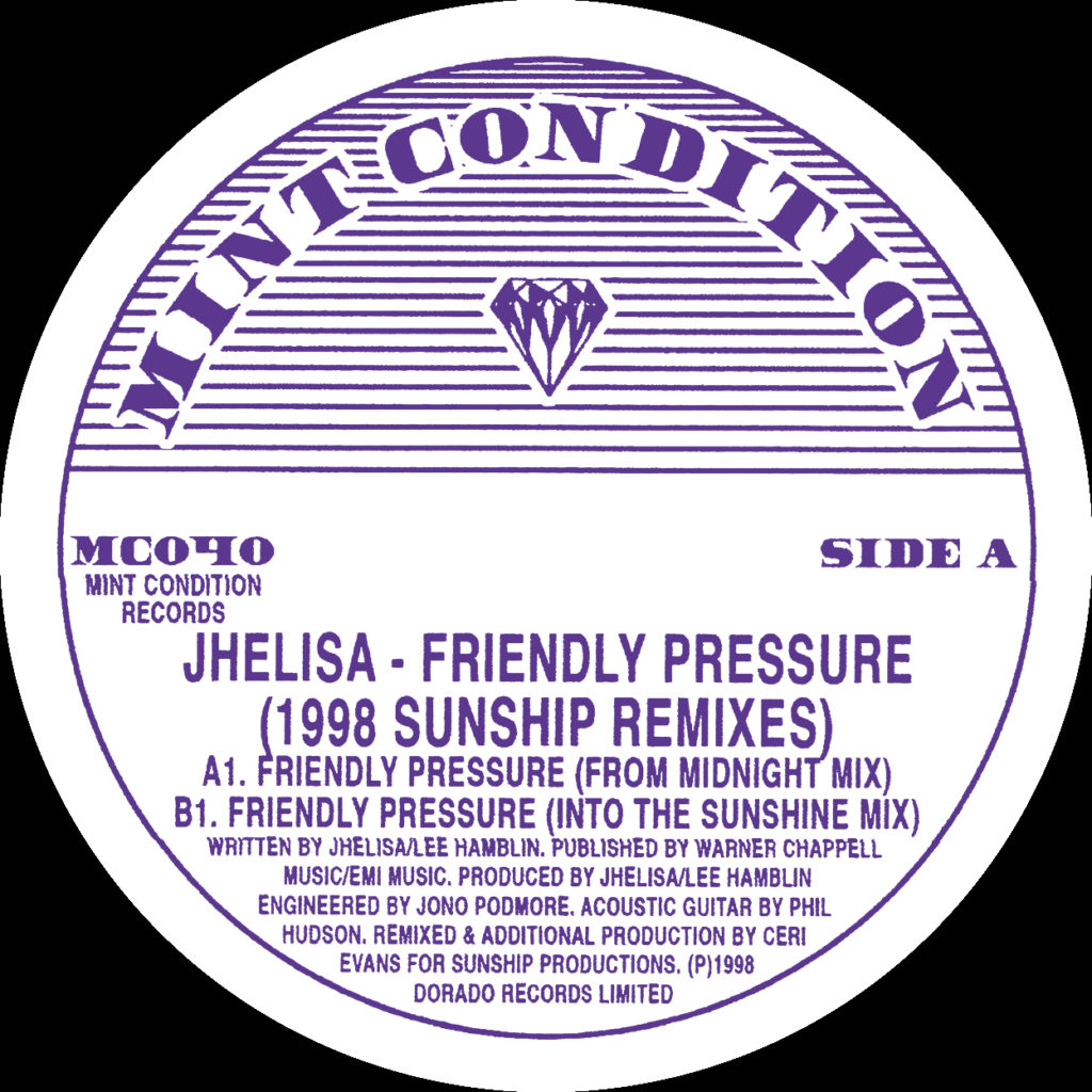 Jhelisa/FRIENDLY PRESSURE (SUNSHIP) 12"