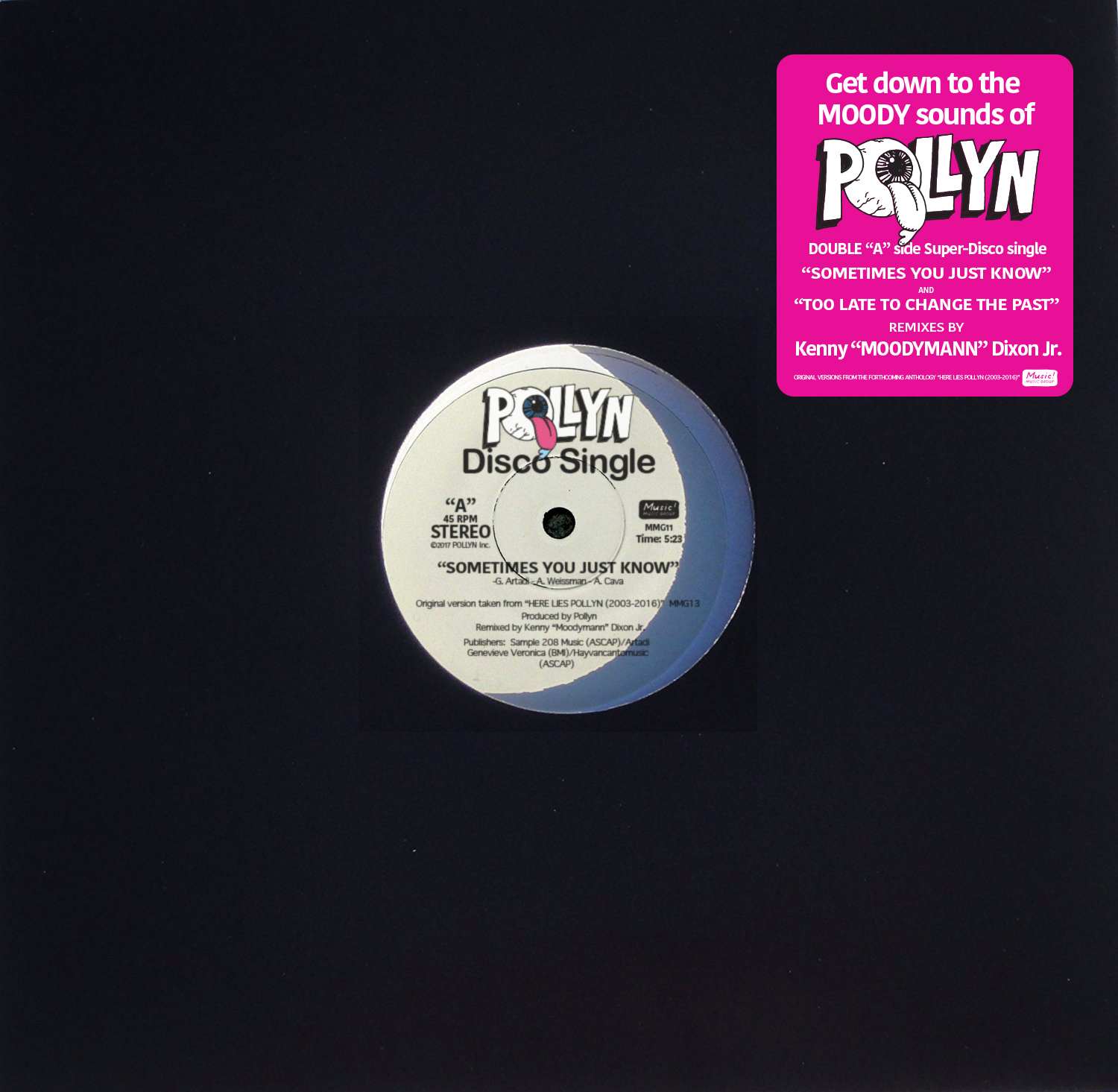 Pollyn/MOODYMANN REMIXES PINK VINYL 12"