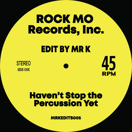 Mr. K/HAVEN'T STOP THE PERCUSSION.. 12"