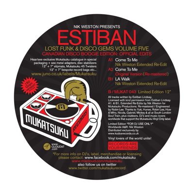 Estiban Lindsay/LA WALK SAMPLER 12"