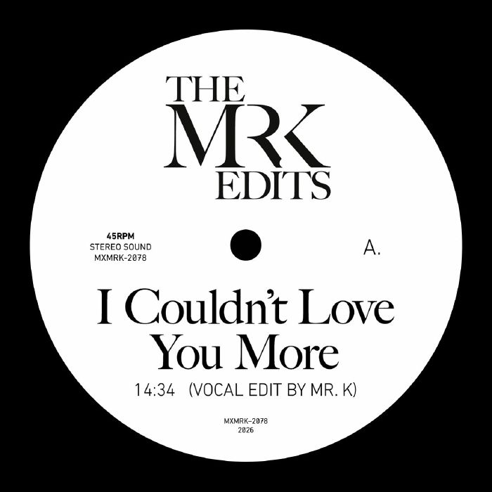 Sade/I COULDN'T LOVE YOU MORE (MR K EDIT) 12"