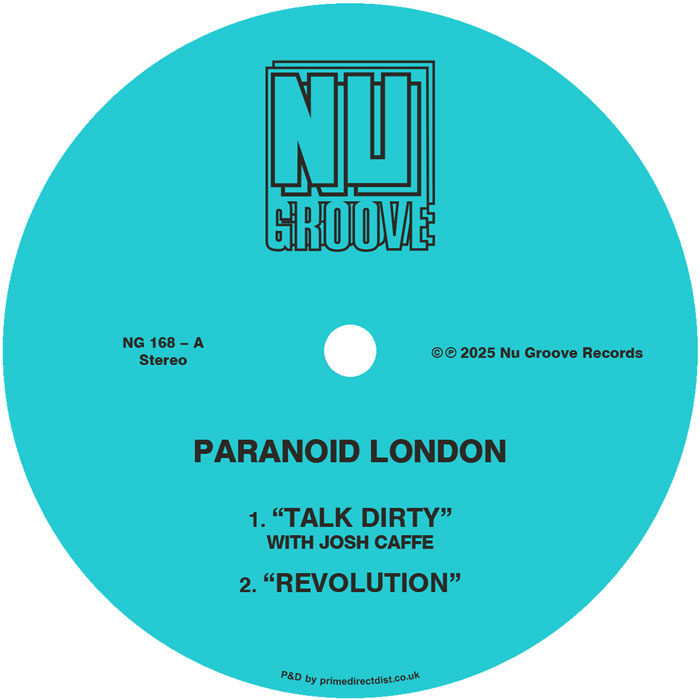 Paranoid London/TALK DIRTY 12"