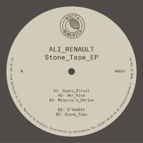 Ali Renault/STONE TAPE EP 12"