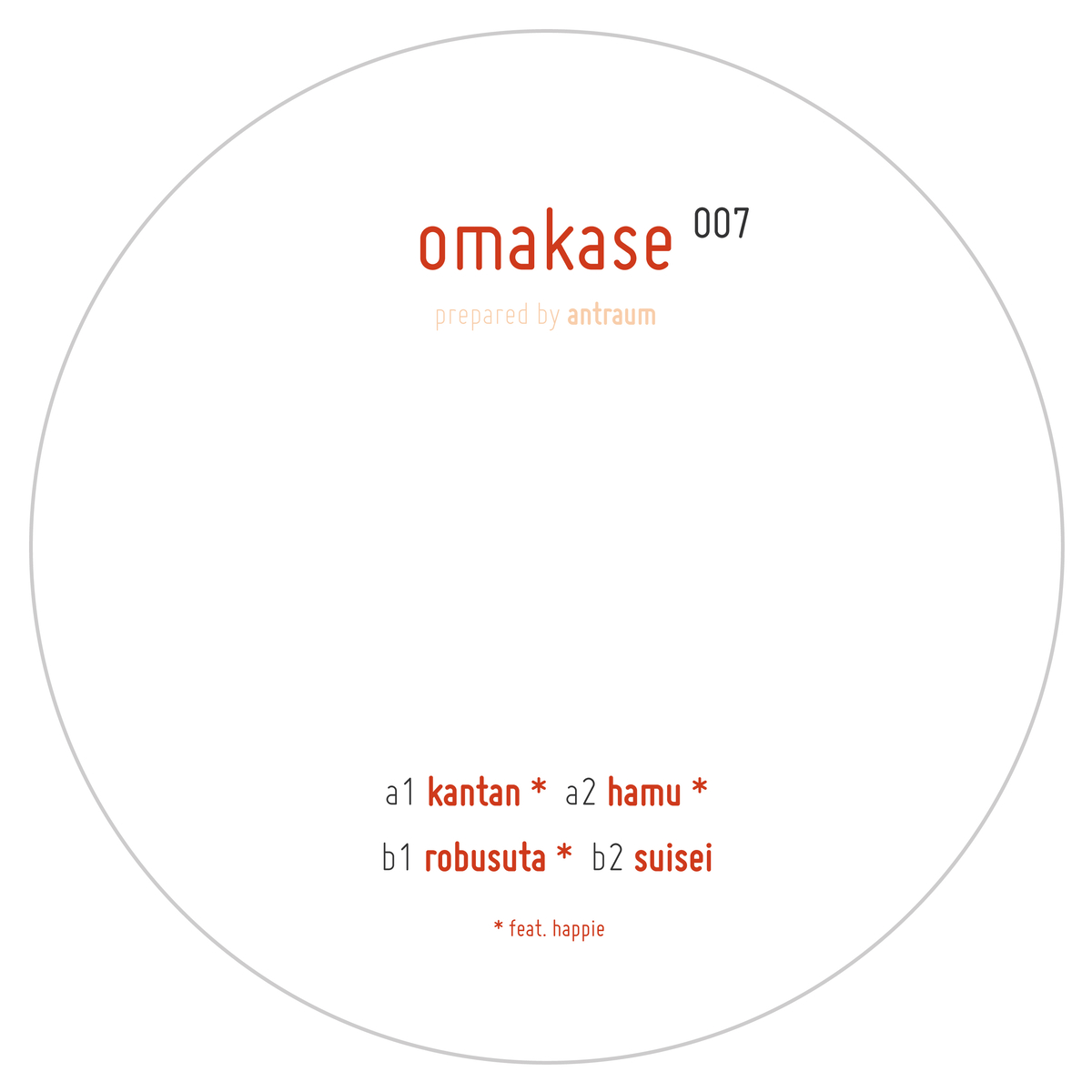 Antraum & Happie/OMAKASE007 12"