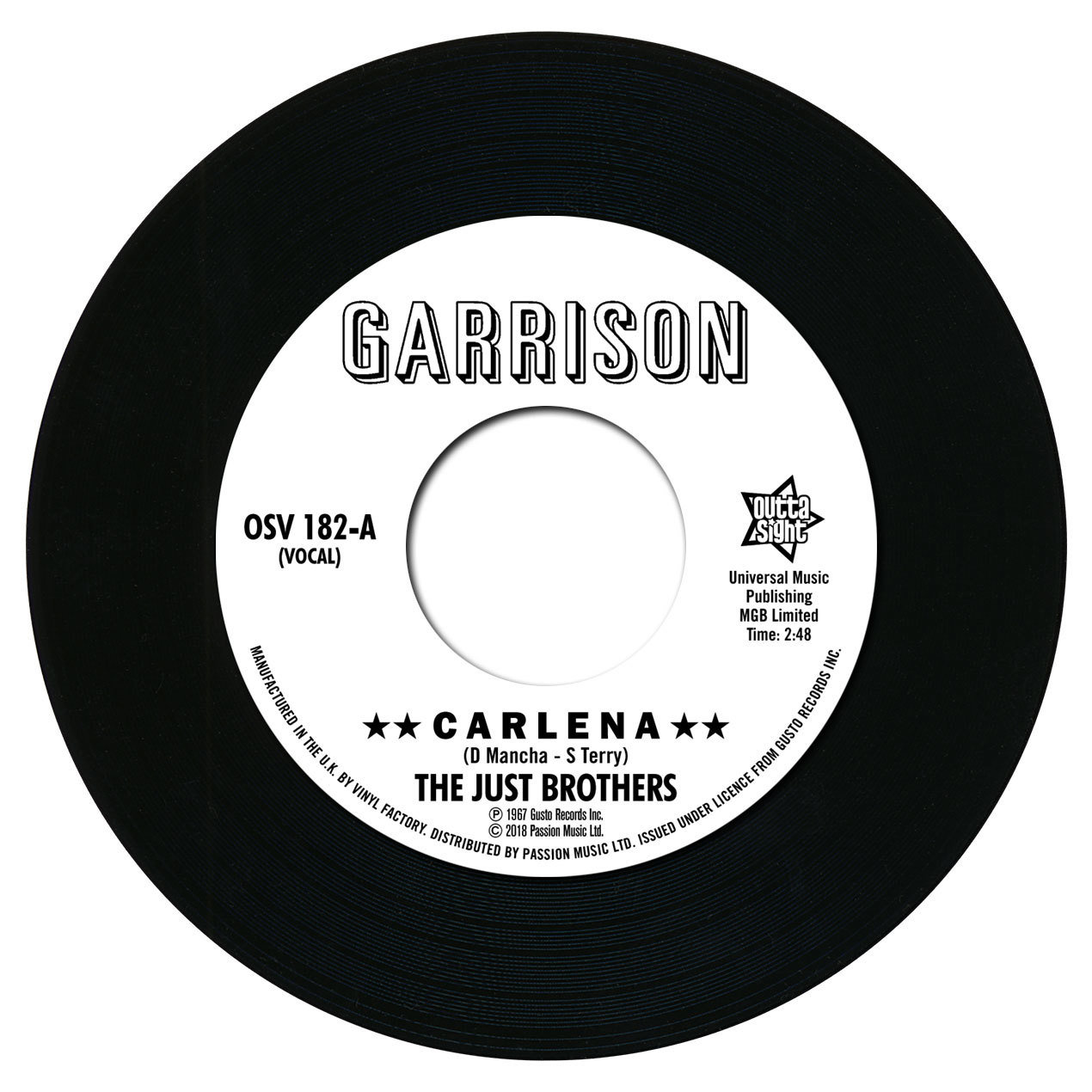 Just Bros, The/CARLENA 7"