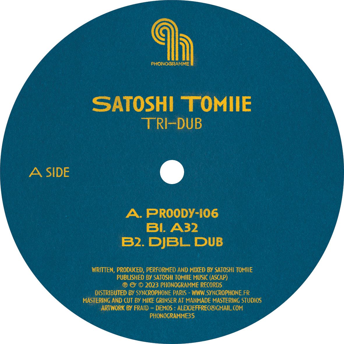 Satoshi Tomiie/TRI-DUB 12"