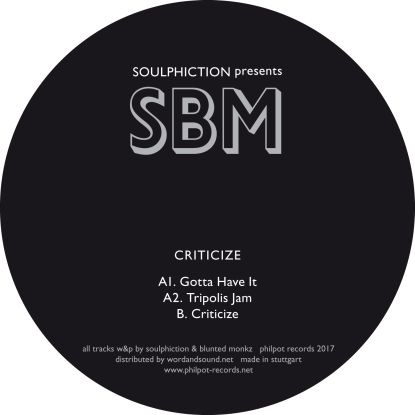 Soulphiction & SBM/CRITICIZE 12"