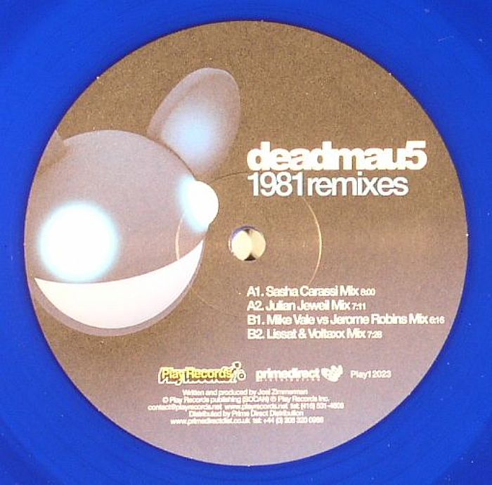Deadmau5/1981 REMIXES (BLUE VINYL) 12"