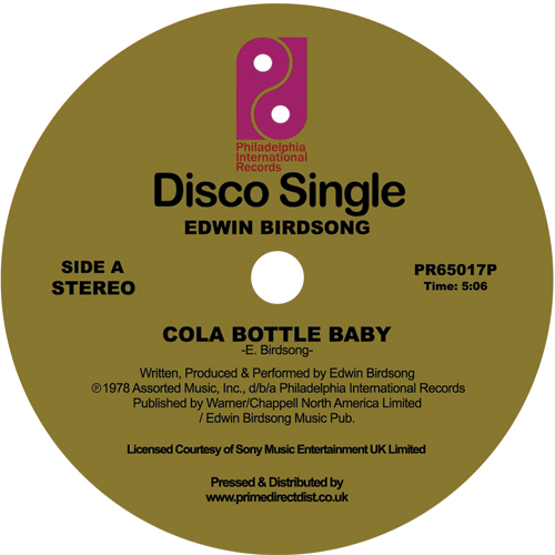 Edwin Birdsong/COLA BOTTLE BABY 12"