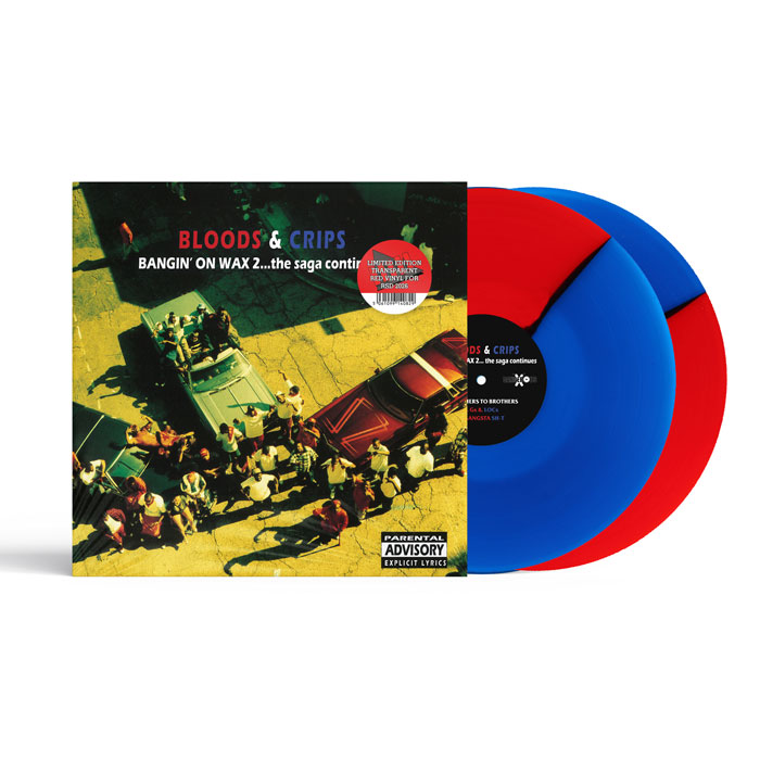 Bloods & Crips/BANGIN ON WAX 2 (COLOR VINYL) DLP