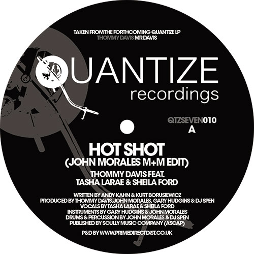 Thommy Davis/HOT SHOT 7"