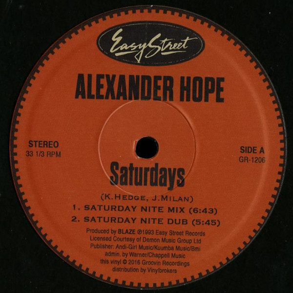 Alexander Hope/SPLIT 12"