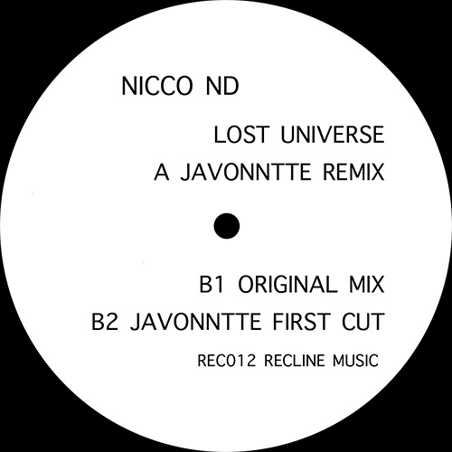 Nicco ND/LOST UNIVERSE-JAVONNTTE RMX 12"