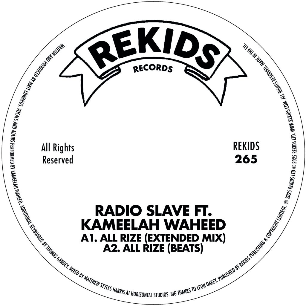Radio Slave/ALL RIZE 12"