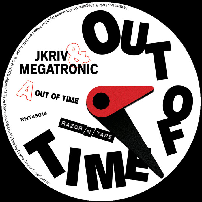 JKriv & Megatronic/OUT OF TIME 7"