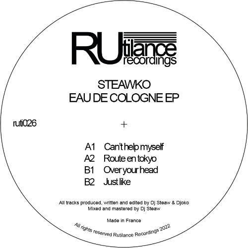 Steawko/EAU DE COLOGNE EP 12"