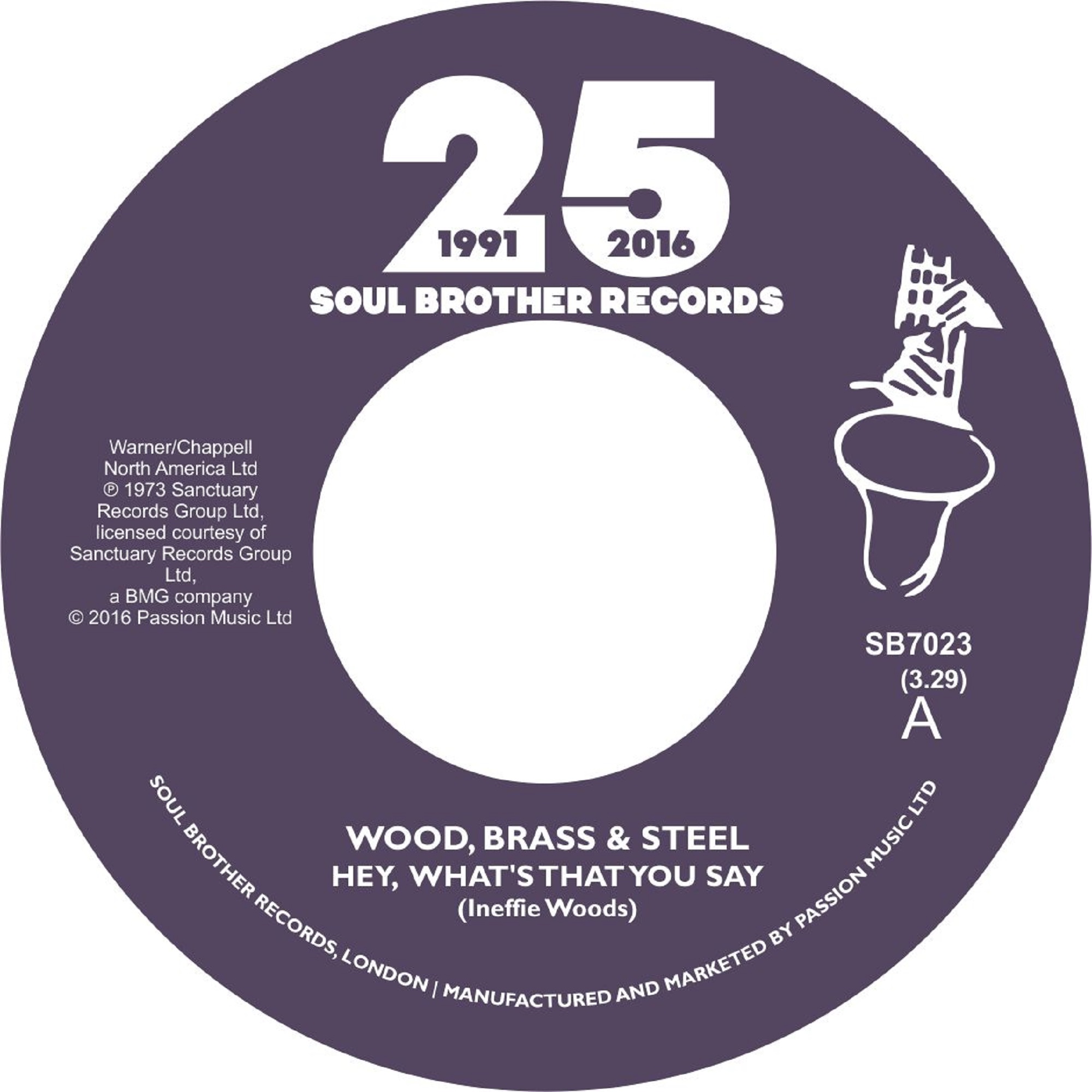 Wood, Brass & Steel/HEY WHAT'S THAT 7"