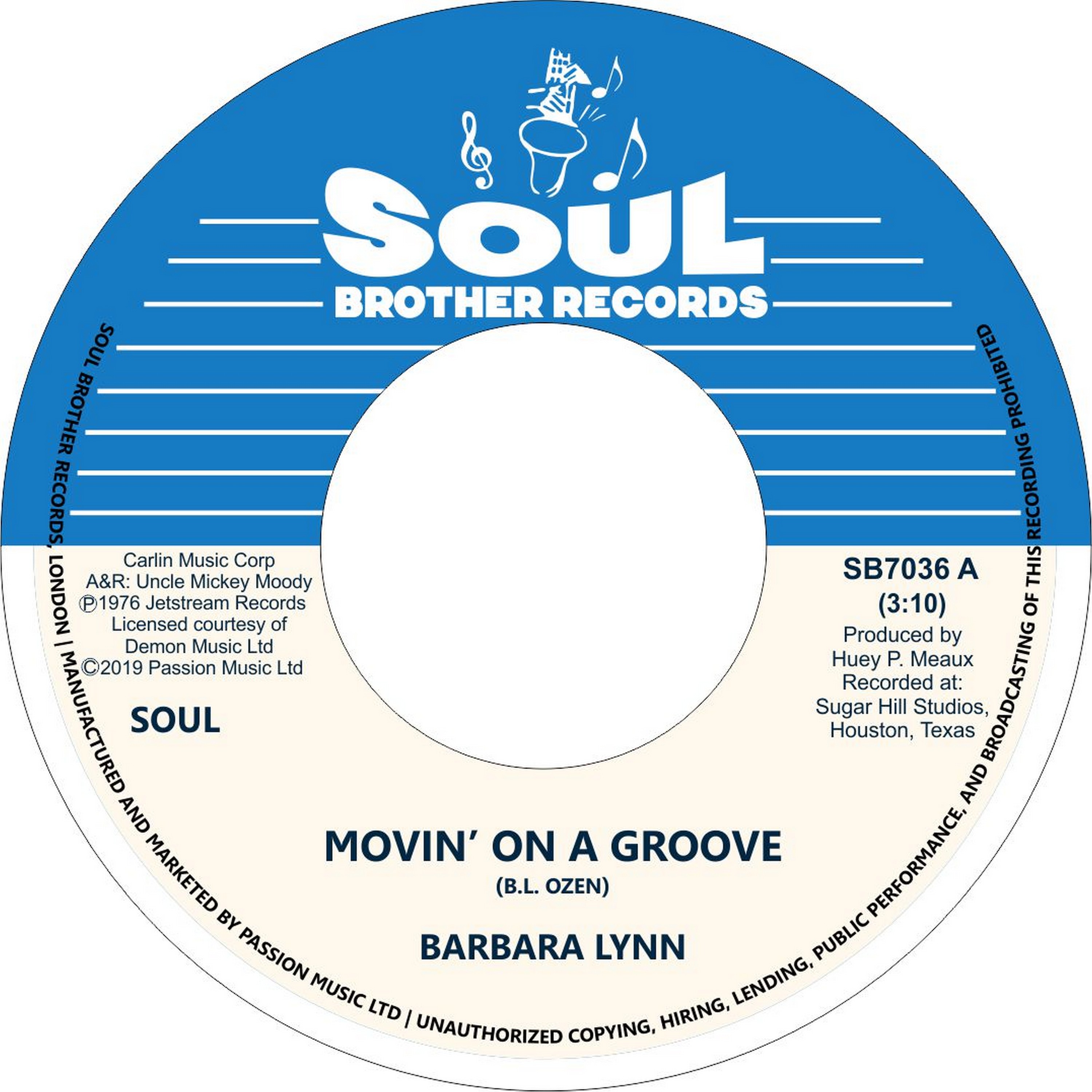 Barbara Lynn/MOVIN' ON A GROOVE 7"