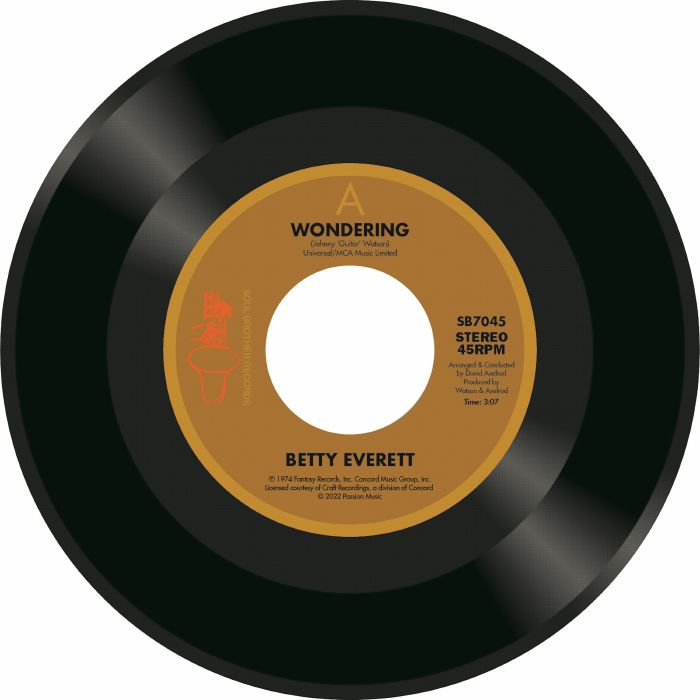Betty Everett/WONDERING & TRY IT 7"