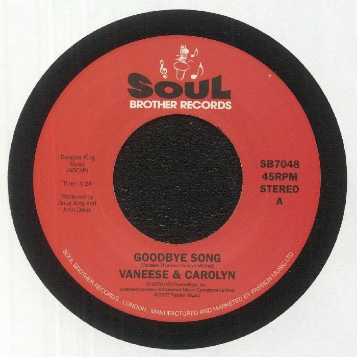 Vaneese & Carolyn/GOODBYE SONG 7"
